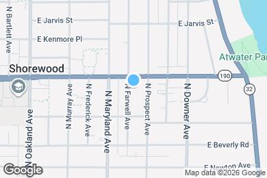 Map image of the property - 3942 N Farwell Ave