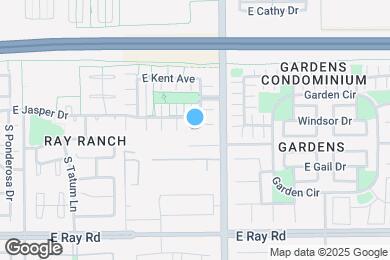 Map image of the property - 3939 E Jasper Dr