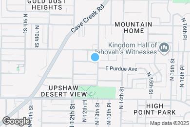 Map image of the property - 9628 N 13th St