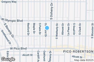 Map image of the property - 446 S Oakhurst Dr