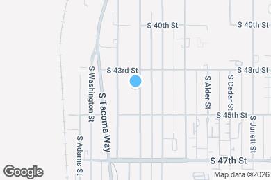 Map image of the property - 4322 S Puget Sound Ave