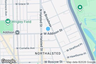 Map image of the property - 728 W Addison St