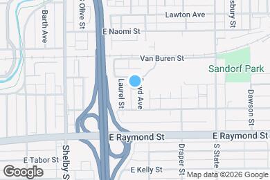 Map image of the property - 2018 Boyd Ave