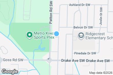 Map image of the property - 3606 McVay St SW