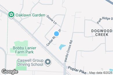 Map image of the property - 2598 Cedar Ridge Dr