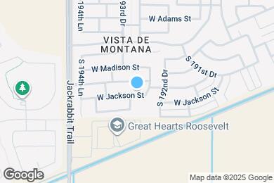 Map image of the property - 19308 W Jackson St