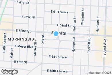 Map image of the property - 432 E 63rd Ter