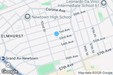 Map image of the property - 92-35 53rd Ave