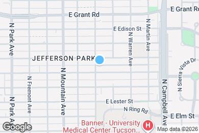 Map image of the property - 2020 N Vine Ave