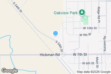 Map image of the property - Hickman Hills Apartments