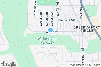 Map image of the property - 3926 W St NW