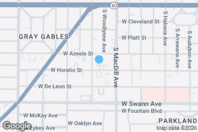 Map image of the property - 3111 W Horatio St