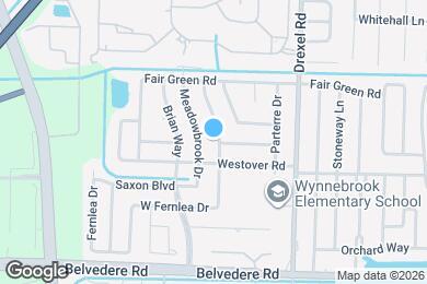Map image of the property - 1323 W Fernlea Dr