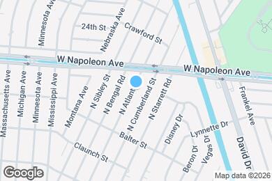 Map image of the property - 1709 N Atlanta St