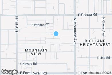 Map image of the property - 1113 E Ascent St