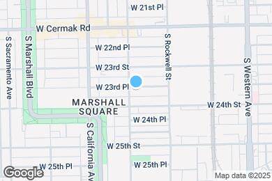 Map image of the property - 2651 W 23rd Pl