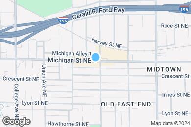 Map image of the property - Lofts on Michigan