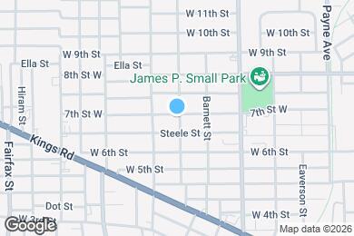 Map image of the property - 1456 W 7th St