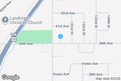 Map image of the property - 13026 40th Ave
