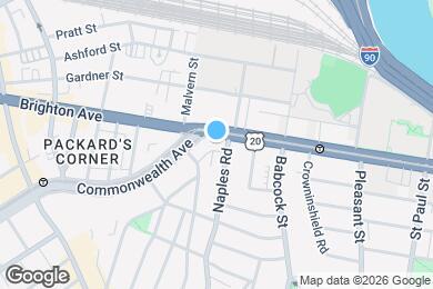 Map image of the property - 1086 Commonwealth Ave