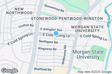 Map image of the property - 1601 E Cold Spring Ln