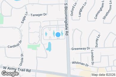 Map image of the property - 170 S Waters Edge Dr