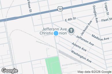 Map image of the property - 125 S Watt St