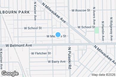 Map image of the property - 4039 W Melrose St