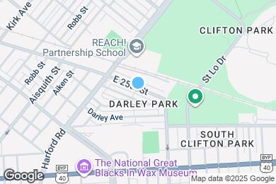 Map image of the property - 1705 E 25th St