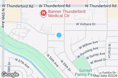 Map image of the property - 5514 W Joan De Arc Ave