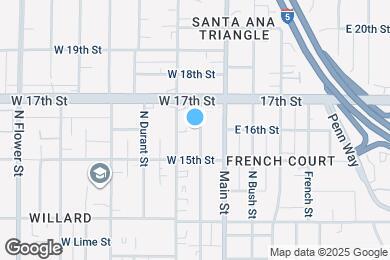 Map image of the property - 1524 N Sycamore St