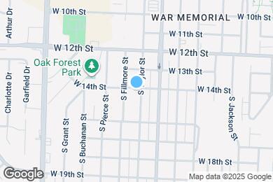 Map image of the property - 1400 S Taylor St