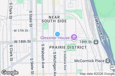 Map image of the property - 1729 S Michigan Ave