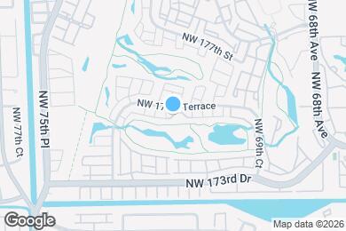 Map image of the property - 7330 NW 174th Terrace