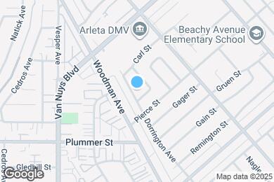 Map image of the property - 9610 Dorrington Ave