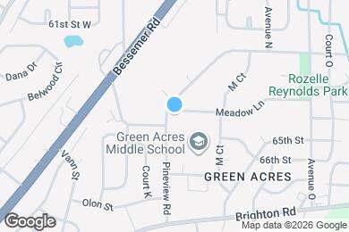 Map image of the property - 1105 Pineview Rd