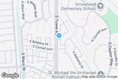 Map image of the property - 2911 S Tower Way