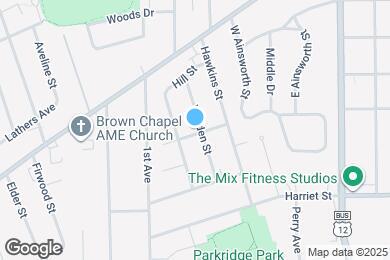 Map image of the property - 386 Worden St