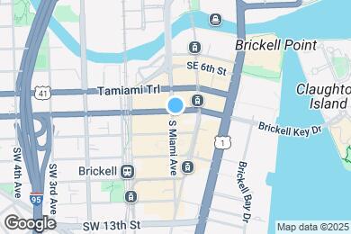 Map image of the property - 805 S Miami Ave