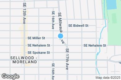 Map image of the property - 7955 SE Milwaukie Ave