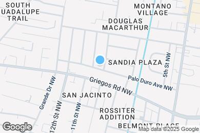 Map image of the property - 905 Palo Duro Ave NW