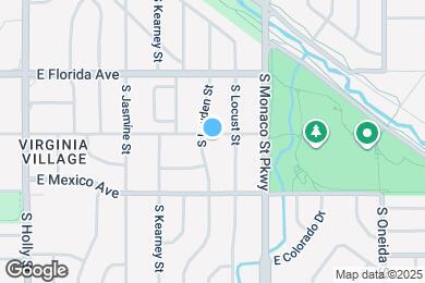 Map image of the property - 6320 E Iowa Ave