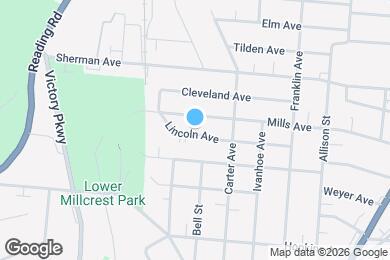 Map image of the property - 1736 Lincoln Ave