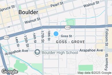 Map image of the property - 1631 19th St