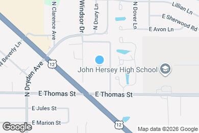 Map image of the property - 1611 N Windsor Dr
