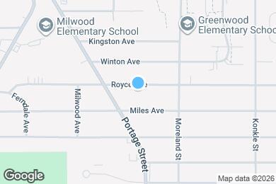 Map image of the property - 1526 Royce Ave