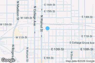 Map image of the property - 815 N Washington St
