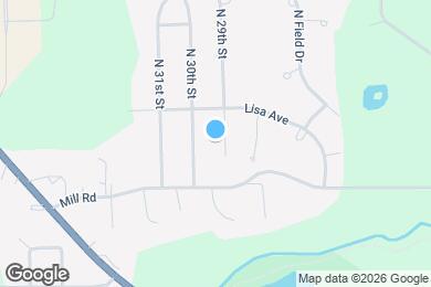 Map image of the property - 3832 N 29th St