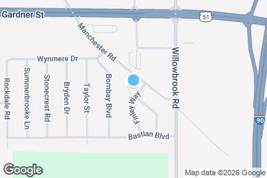 Map image of the property - 15615 Sienna Ct