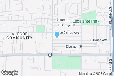 Map image of the property - 2012 E Howe Ave